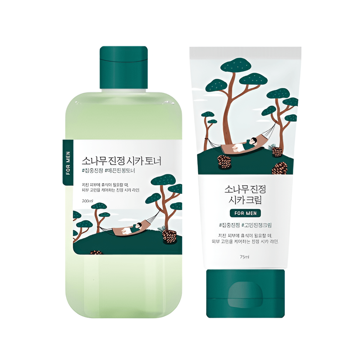 Round Lab For Men Pine Calming  Cica Set