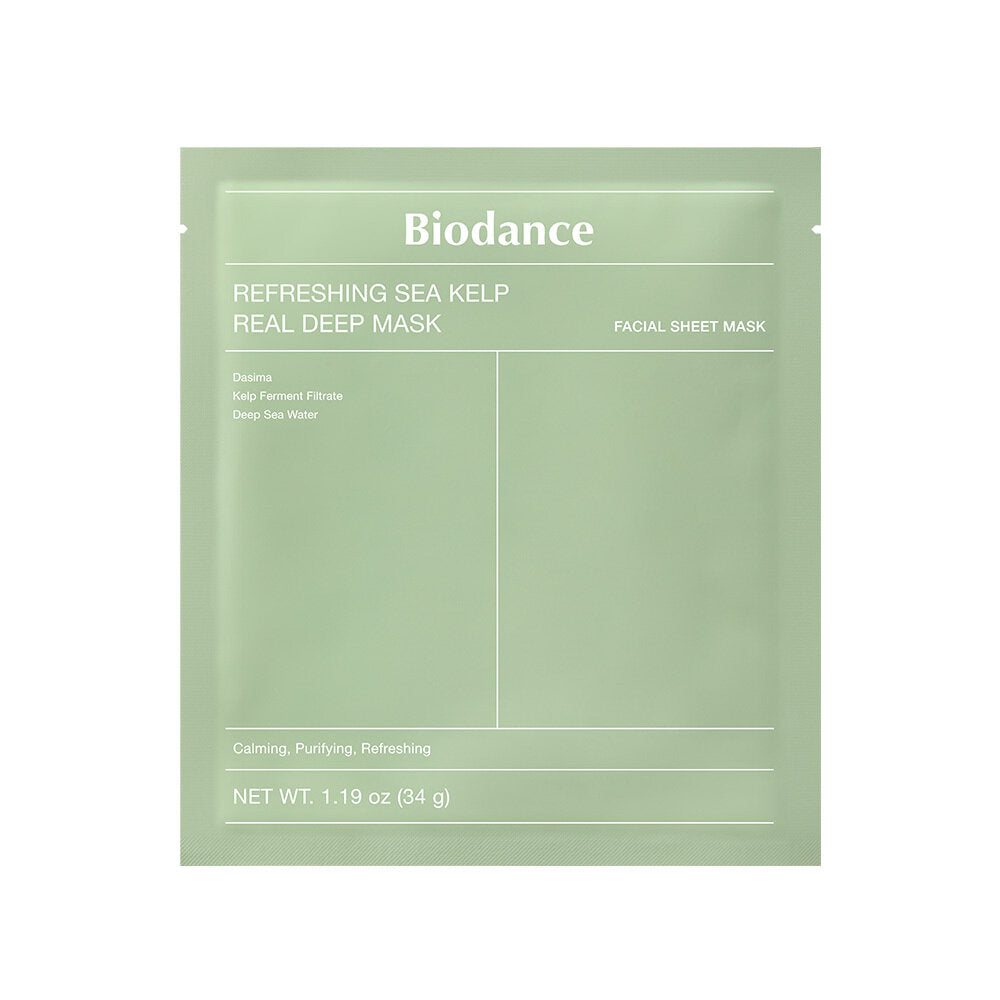 BIODANCE Refreshing Sea Kelp Real Deep Mask Sheet gaivinanti lakštinė kaukė
