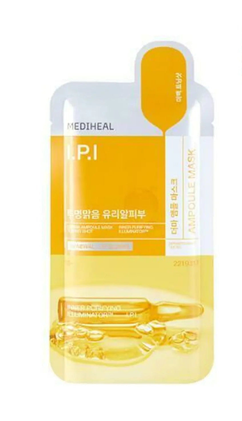 MEDIHEAL I.P.I Derma Ampoule Mask skaistinamoji ir drėkinamoji veido kaukė