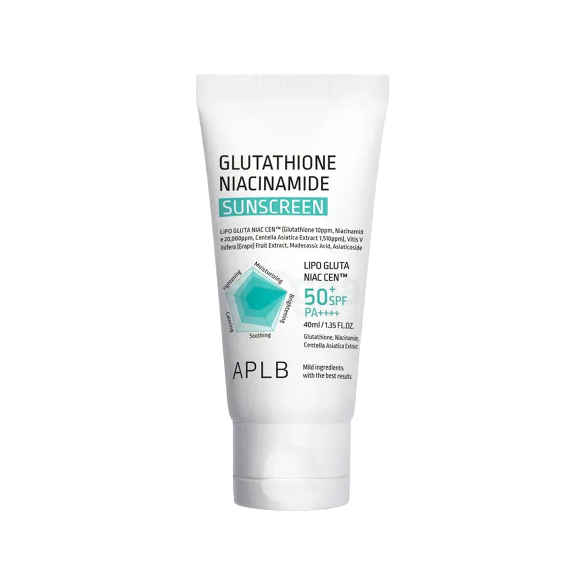 APLB Glutathione Niacinamide Sunscreen SPF50+ PA++++