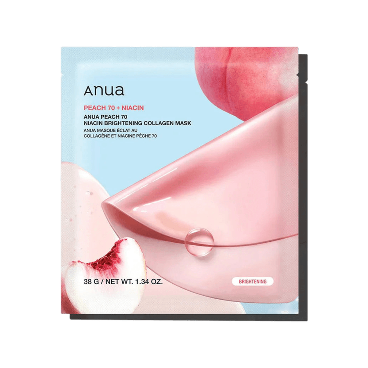 Anua Peach 70 Niacin Brightening Collagen Mask