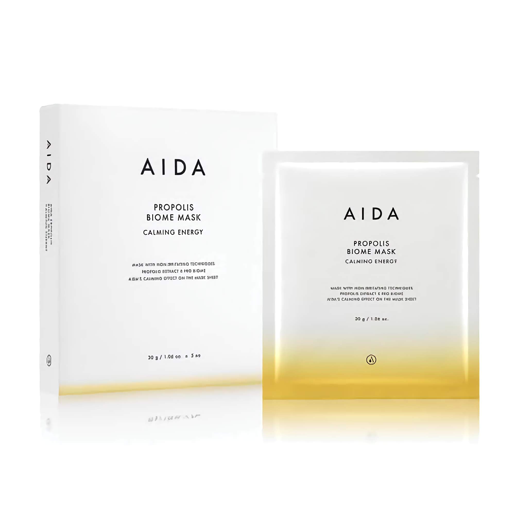 AIDA Propolis Biome Mask – atkuriant ir raminanti veido kaukė