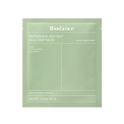 BIODANCE Refreshing Sea Kelp Real Deep Mask Sheet - raminanti hidrogelio kaukė su probiotikais