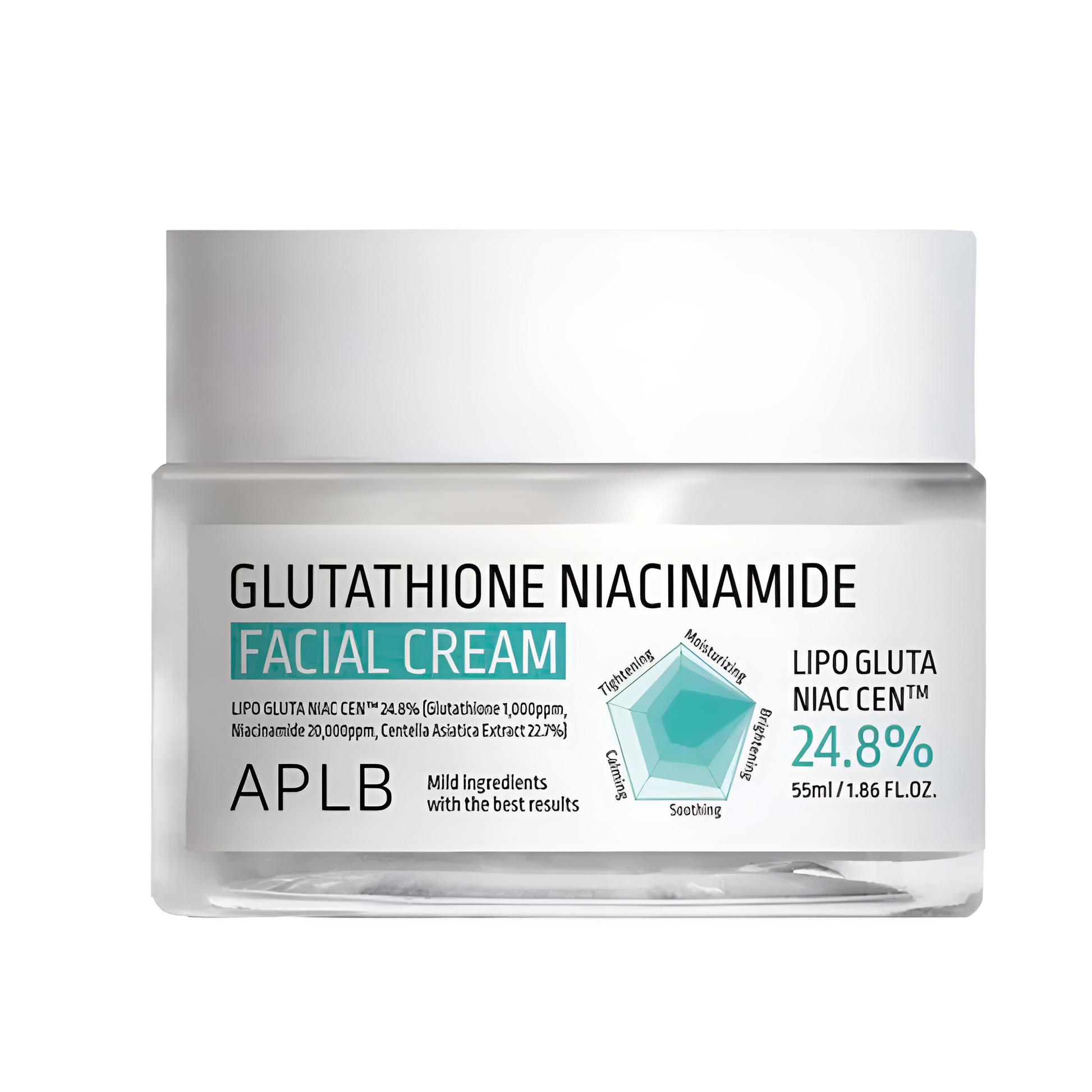 APLB Glutathione Niacinamide Facial Cream veido kremas