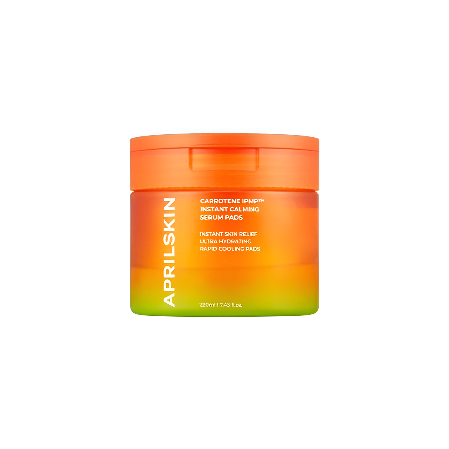 APRILSKIN Carrotene IPMP Instant Calming Serum Pads  raminamieji serumo padeliai