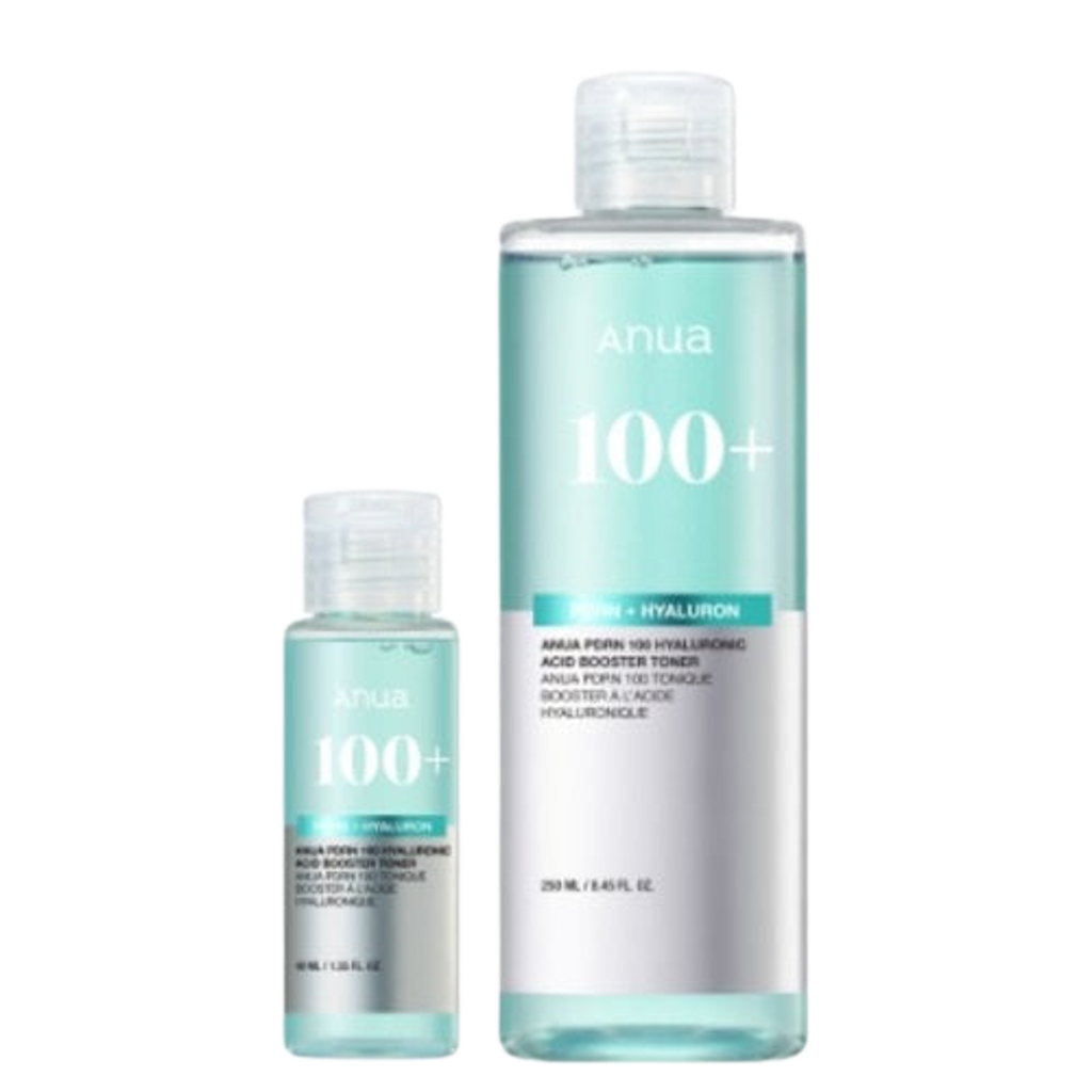 Anua PDRN 100 Hyaluronic Acid Booster Toner – drėkinantis veido tonikas, 250 ml + DOVANA 40 ml