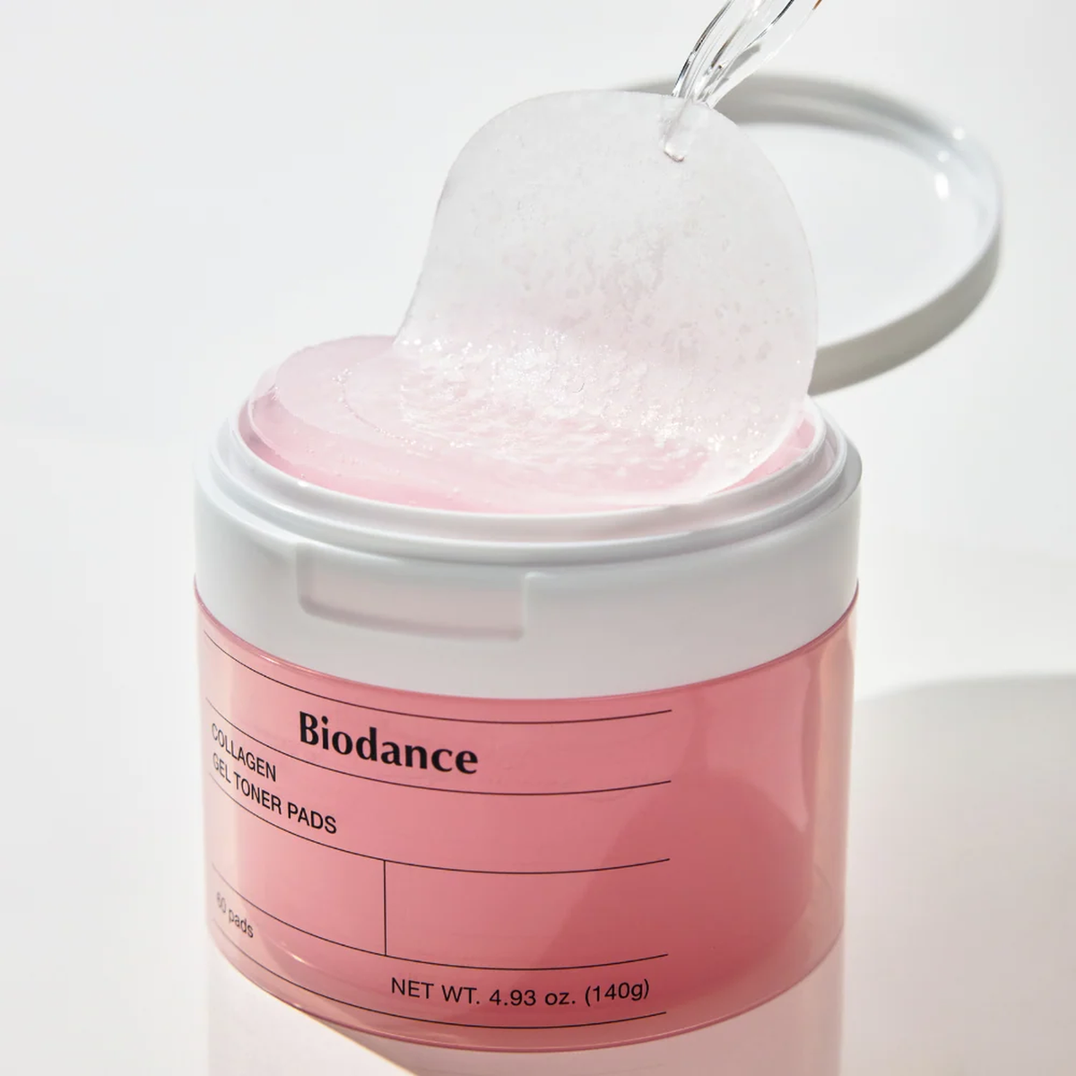 BIODANCE Collagen Gel Toner Pad stangrinamieji toniko padeliai su kolagenu, 60 vnt. + DOVANA 10 vnt.