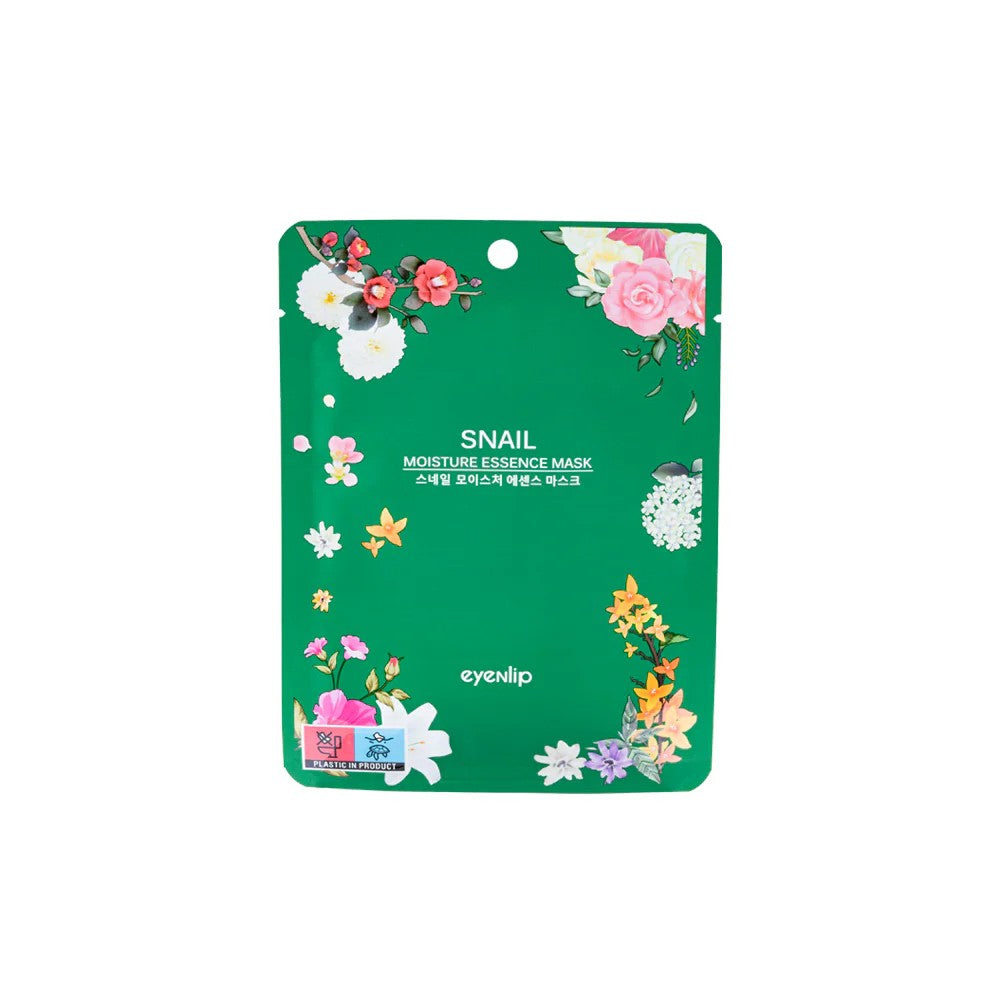 eyeNlip Moisture Essence Mask Snail - lakštinė veido kaukė