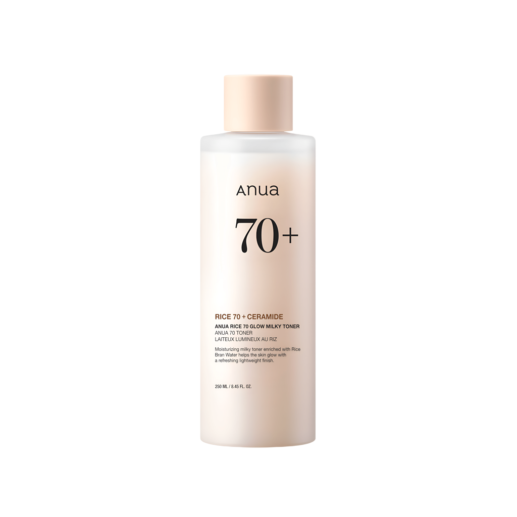 Anua Rice 70 Glow Milky Toner - veido tonikas su ryžių ekstraktu