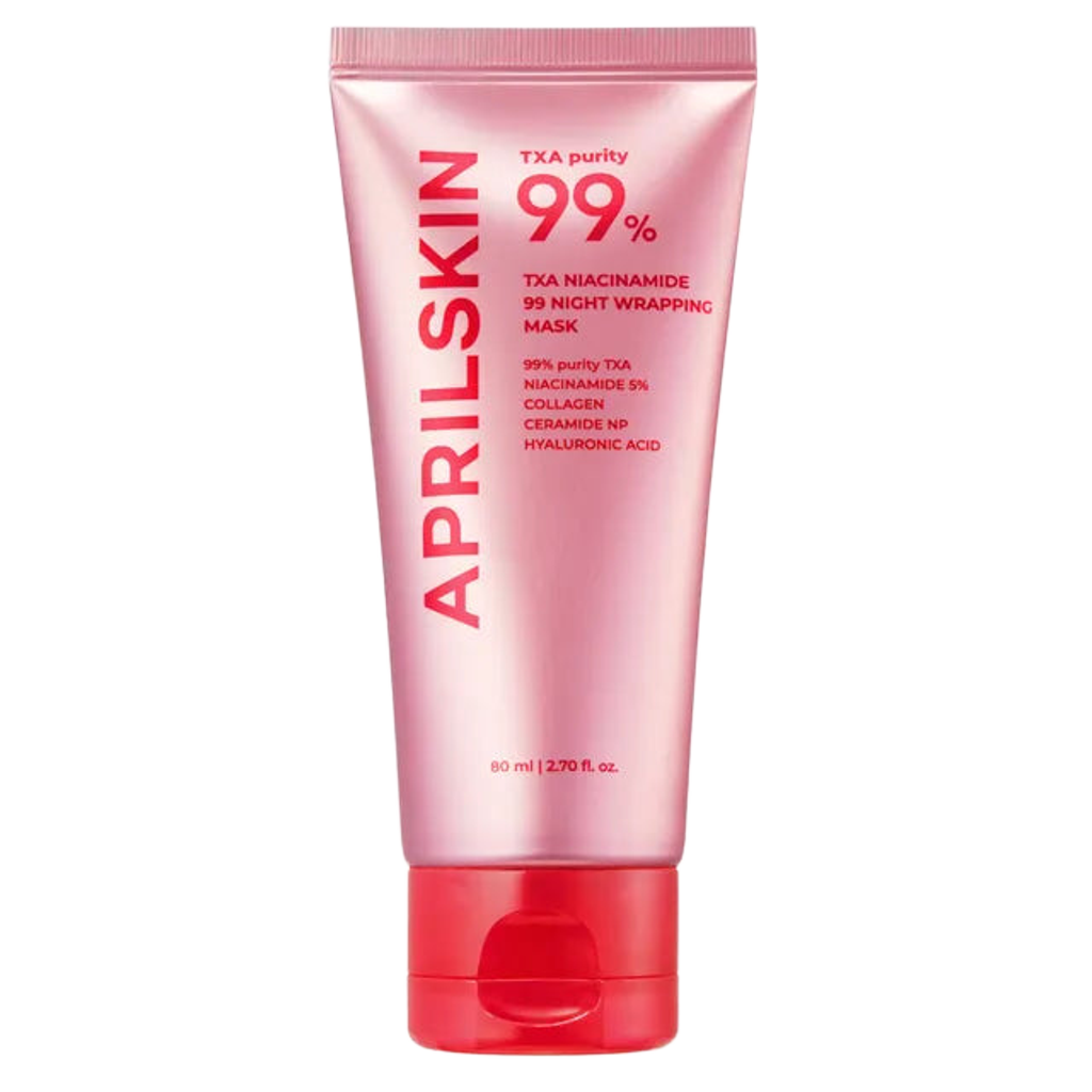 APRILSKIN TXA Niacinamide 99 Night Wrapping Mask – naktinė kaukė su TXA ir niacinamidu