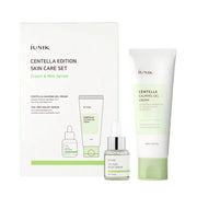 iUNIK Centella Edition Skincare Set – raminamasis veido priežiūros rinkinys su serumu ir kremu