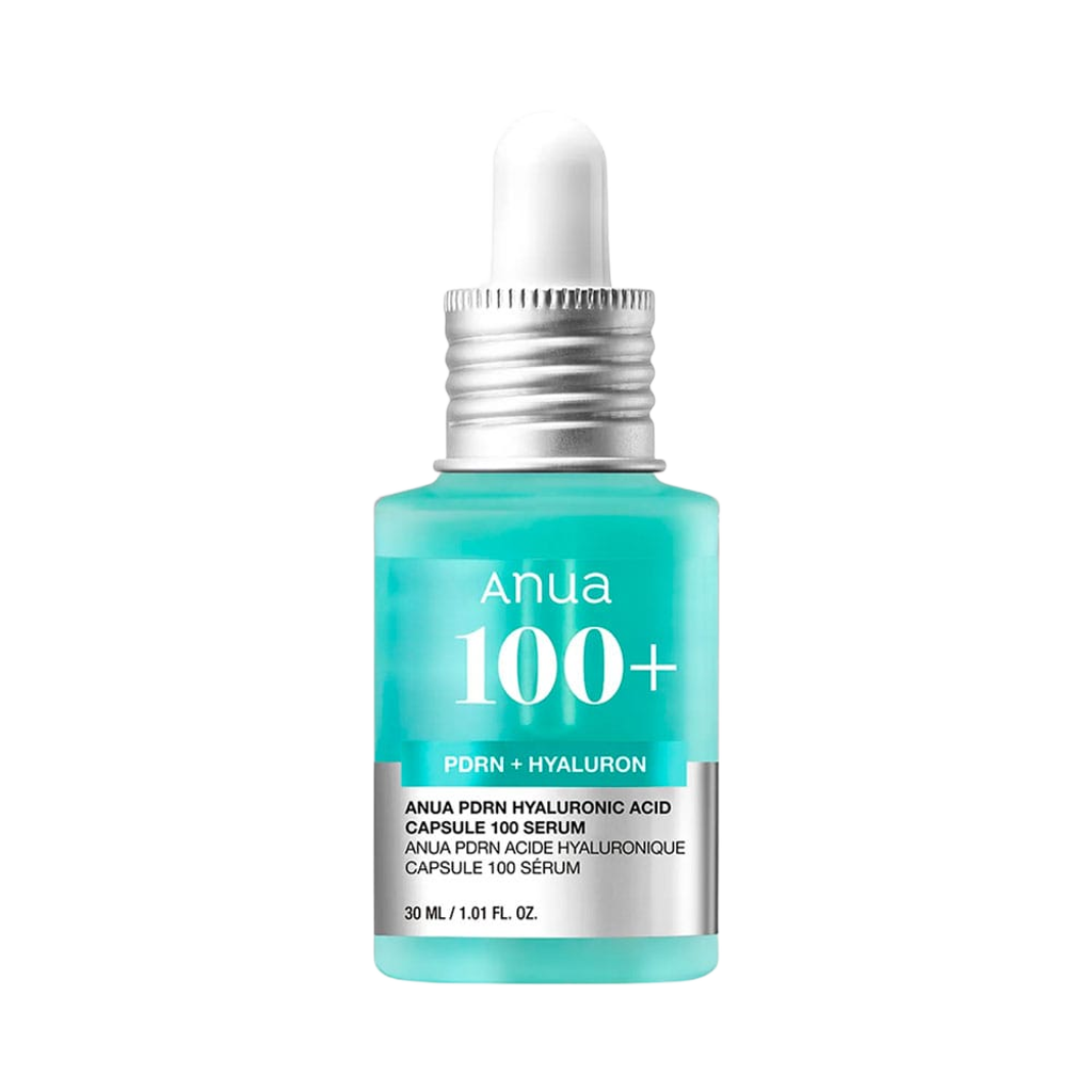 Anua PDRN Hyaluronic Acid Capsule 100 Serum - veido serumas, 30 ml + DOVANA Anua PDRN Hyaluronic Acid 100 Moisturizing Cream, 30 ml
