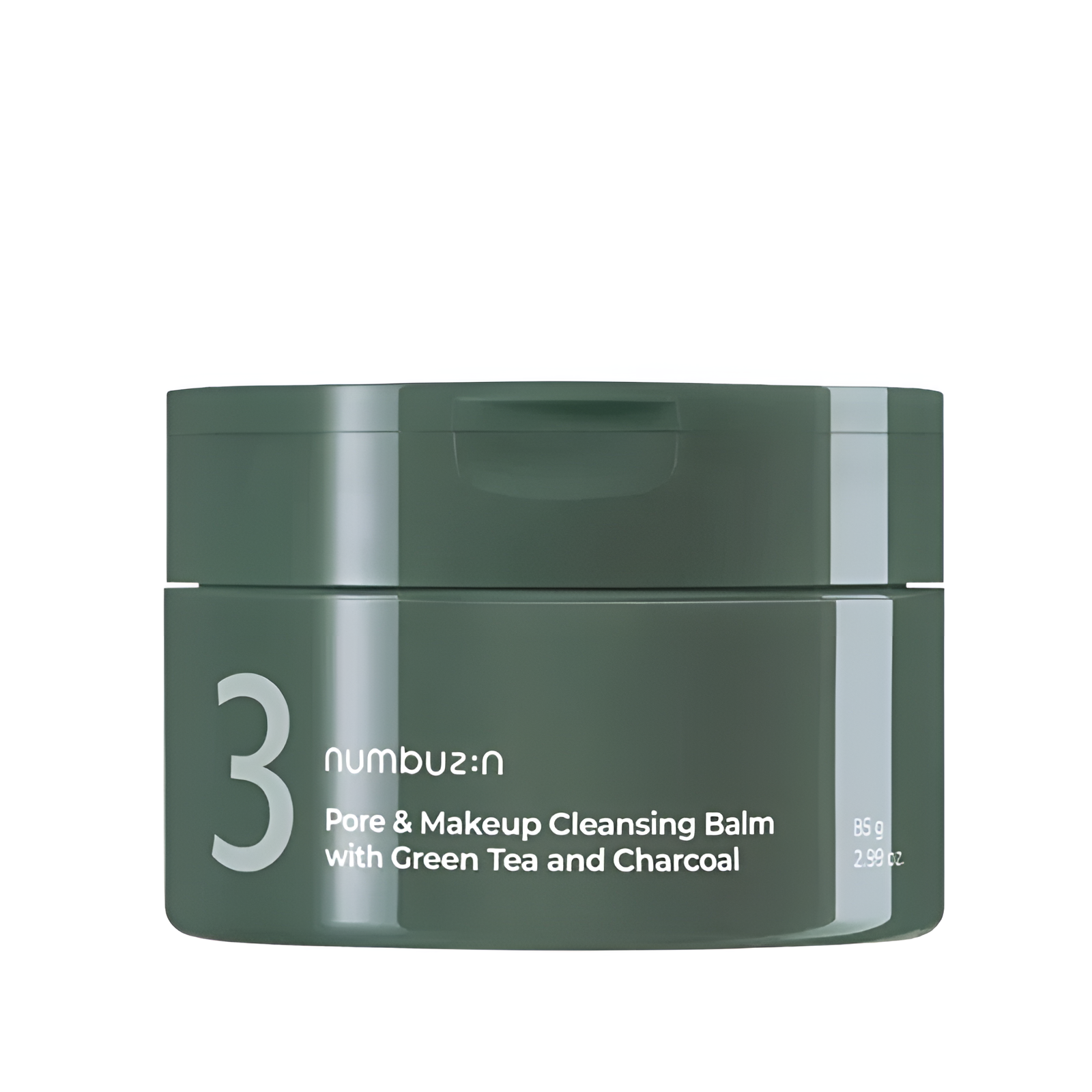 Numbuzin No.3 Pore & Makeup Cleansing Balm with Green Tea and Charcoal valomasis balzamas