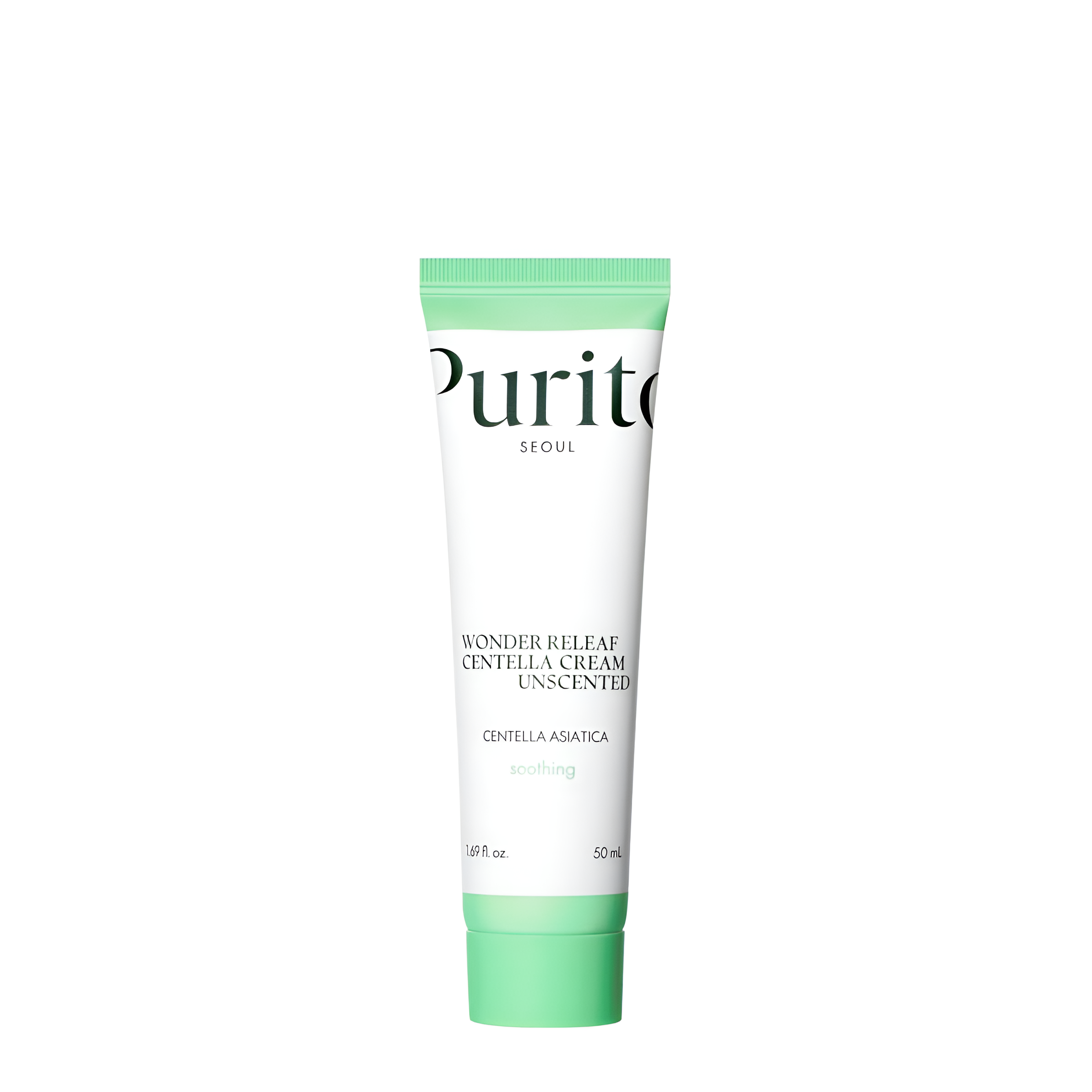 Purito Wonder Releaf Centella Cream Unscented - raminamasis veido kremas su azijine centele
