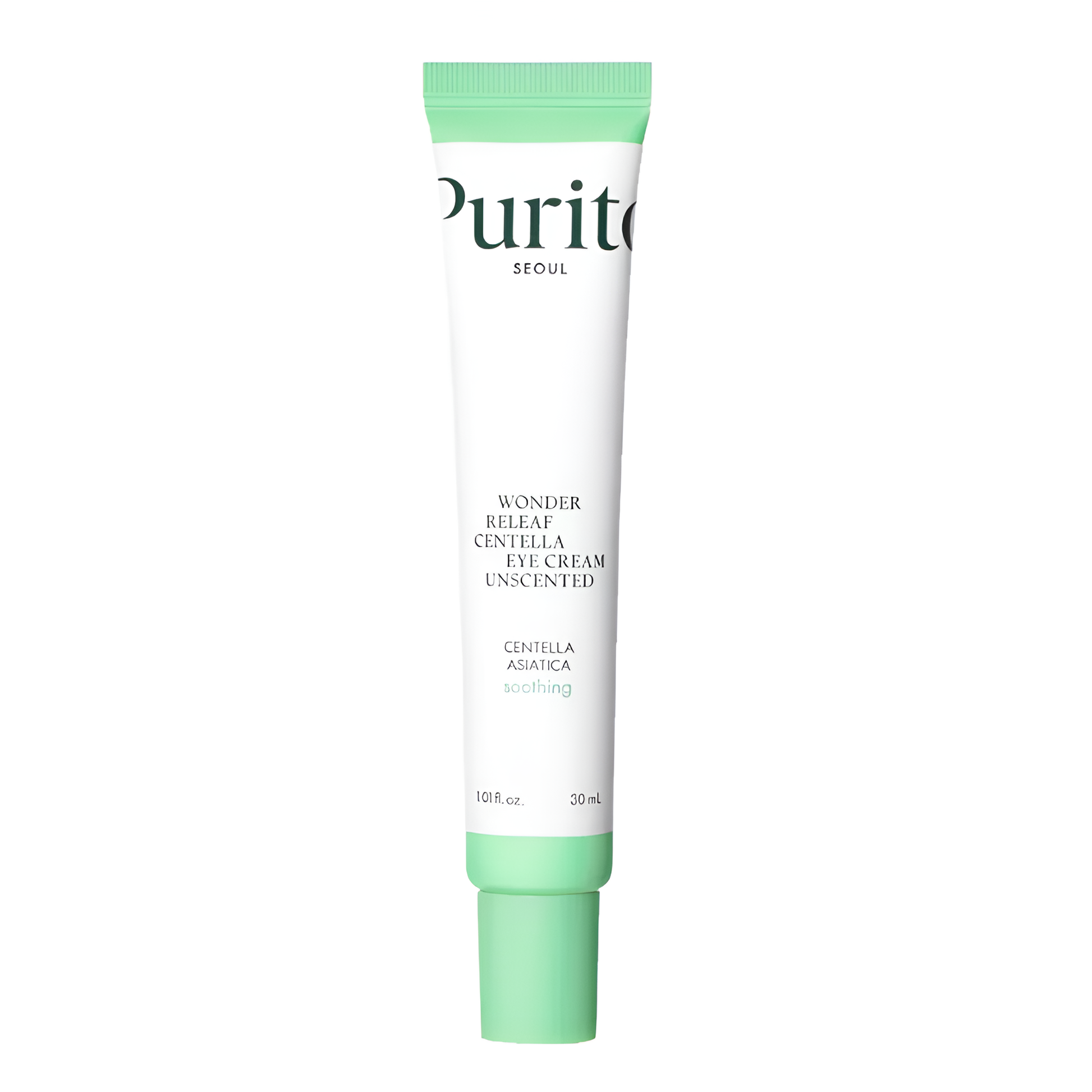 Purito Wonder Releaf Centella Eye Cream Unscented - paakių kremas su azijine centele