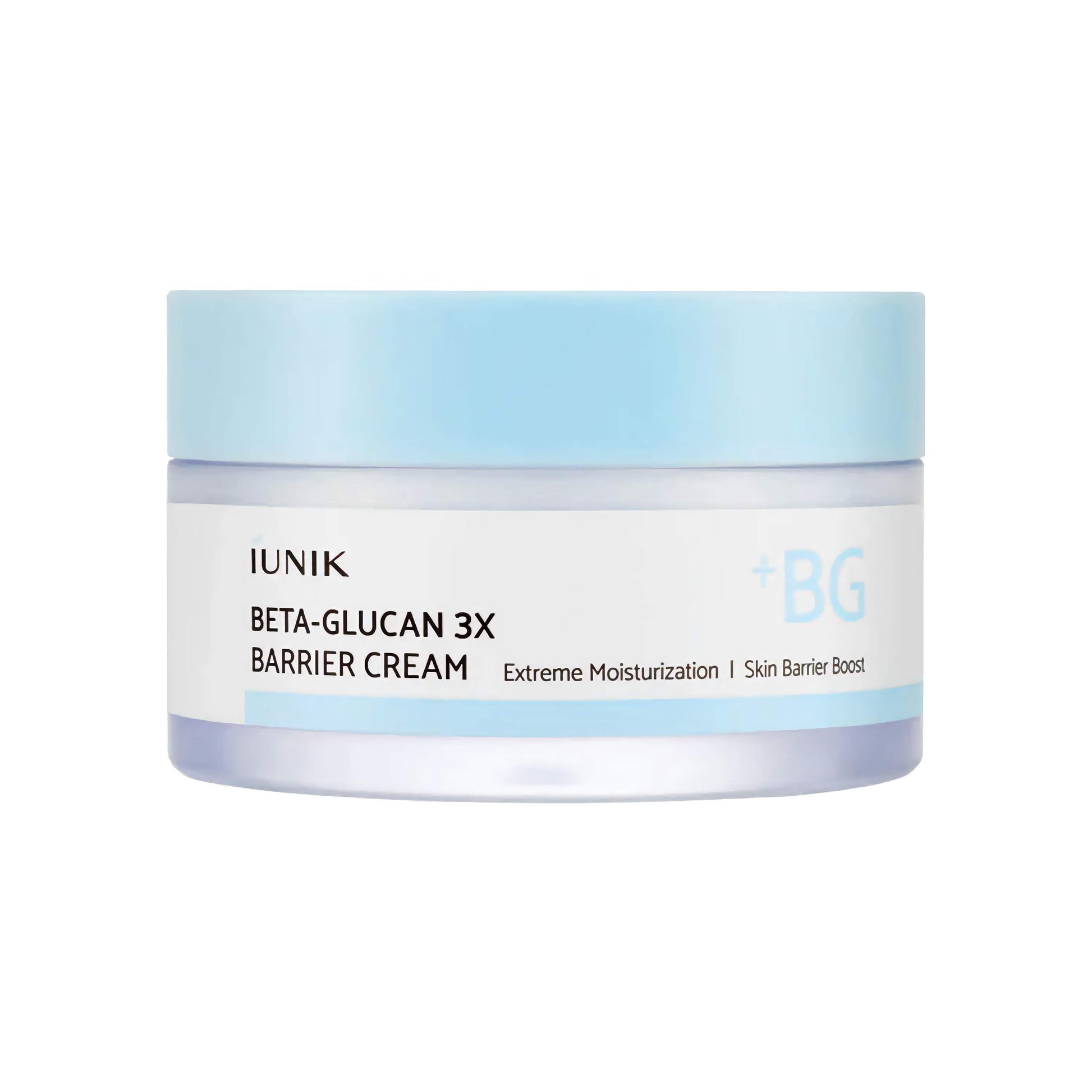 iUNIK Beta Glucan 3X Barrier Cream – atkuriamasis kremas su beta-gliukanu