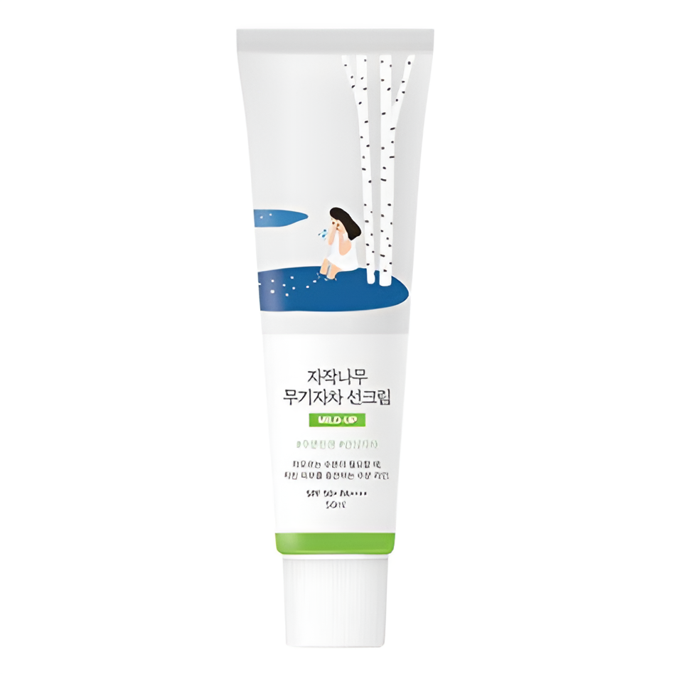Round Lab Birch Juice Mild-Up Sunscreen  apsauginis kremas nuo saulės jautriai odai