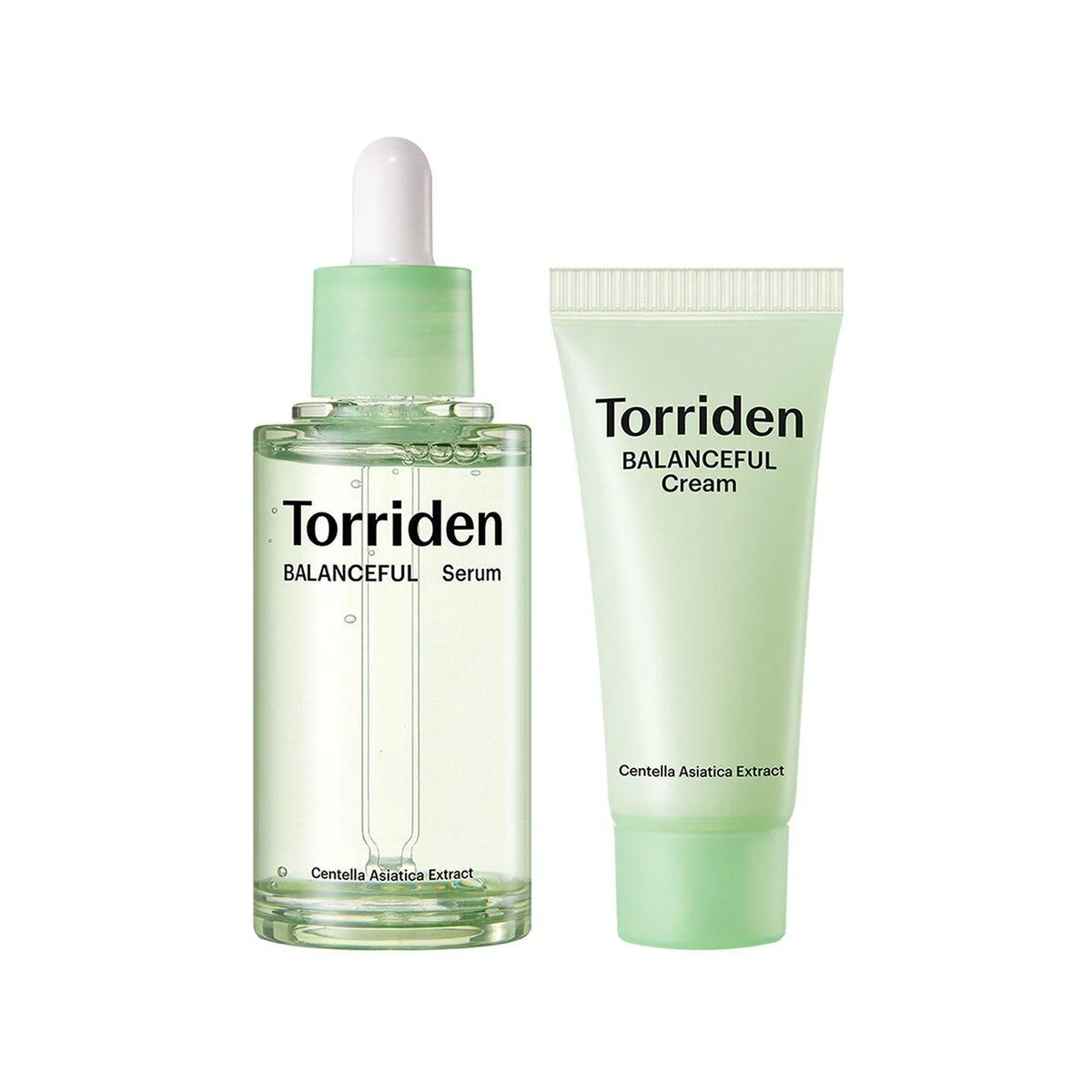 Torriden Balanceful Cica Calming Serum - raminamasis veido serumas su azijine centele, 50ml + DOVANA Torriden balanceful cica soothing cream, 20 ml