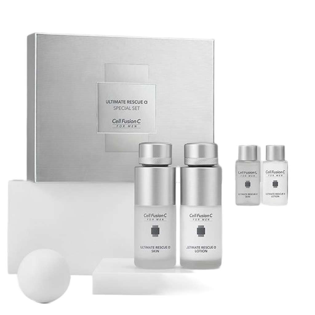 Cell Fusion C Ultimate Rescue Alpha Set – veido priežiūros rinkinys vyrams