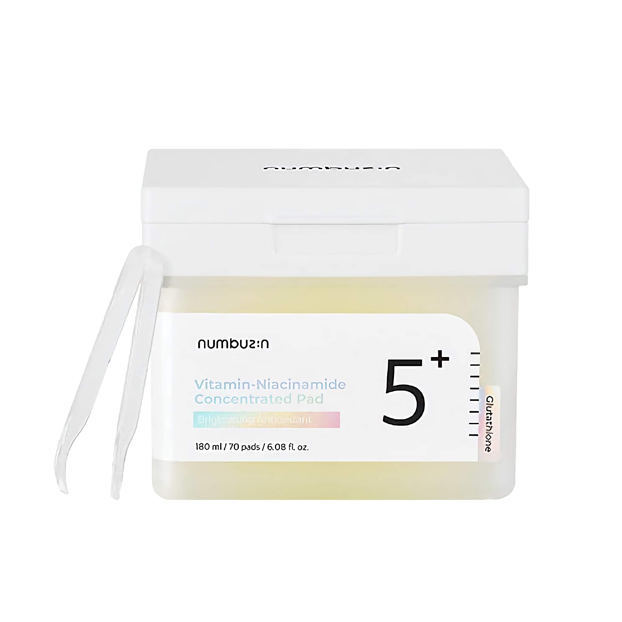 Numbuzin No.5 Vitamin-Niacinamide Concentrated Pad - tonerio padeliai su vitaminu C
