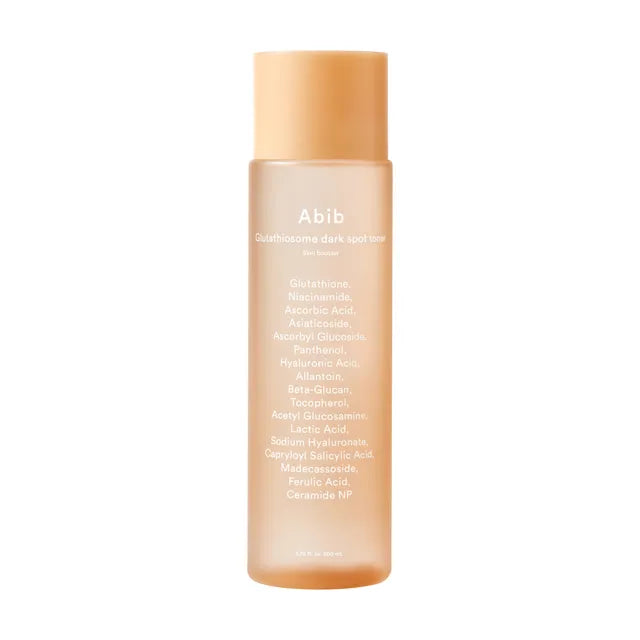 Abib Glutathiosome Dark Spot Toner Skin Booster – skaistinantis tonikas su glutationu ir niacinamidu
