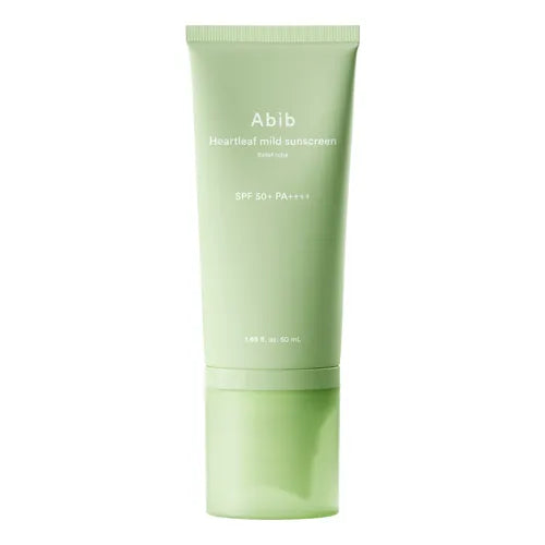 Abib Heartleaf Mild Sunscreen Relief SPF50+ PA++++  apsauginis kremas nuo saulės