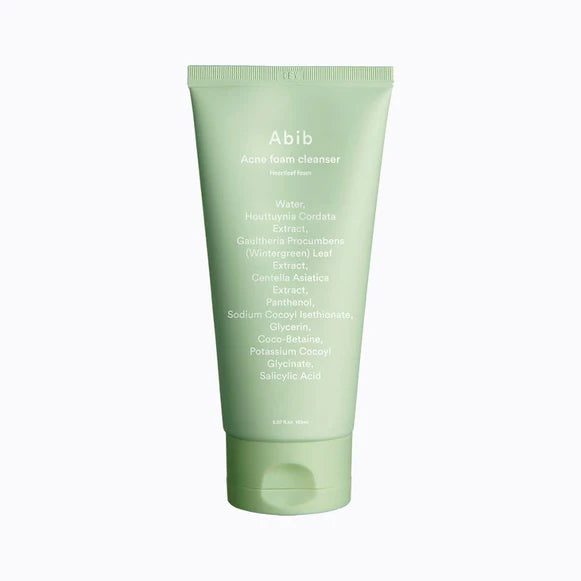 Abib Acne Foam Cleanser Heartleaf veido prausiklis su salicilio rugstimi