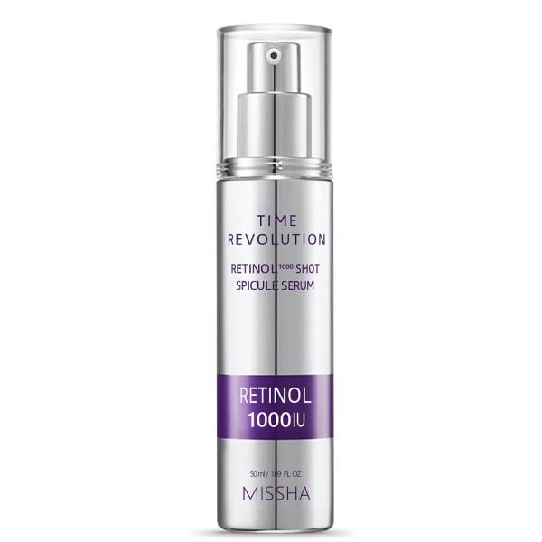 MISSHA Time Revolution Retinol 1000 Shot Spicule Serum – serumas su retinoliu, 50 ml