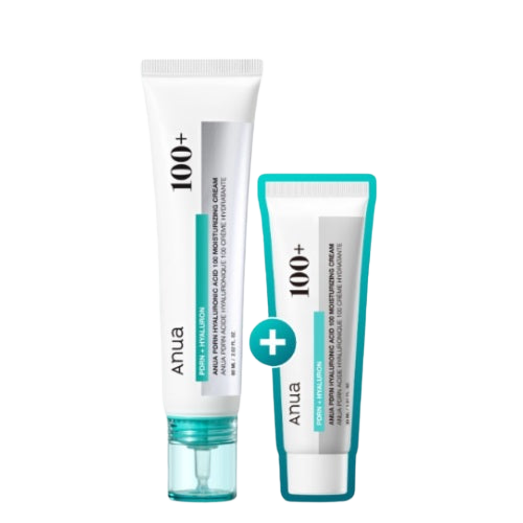 Anua PDRN Hyaluronic Acid 100 Moisturizing Cream – intensyviai drėkinantis kremas su PDRN ir hialurono rūgštimi, 60 ml + DOVANA 30 ml