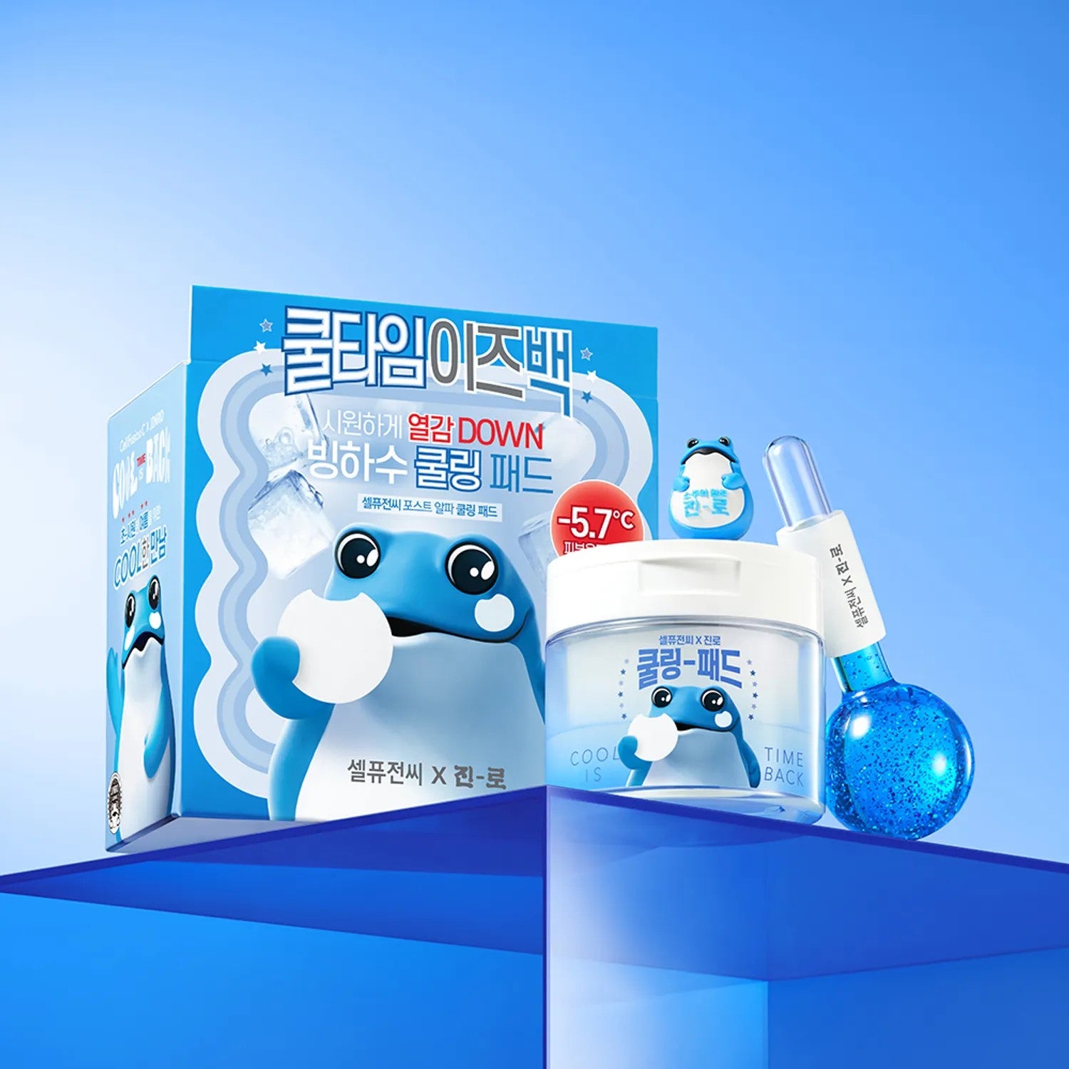 Cell Fusion C Post Alpha Cooling Pad vėsinantys tonerio padeliai ice cooler