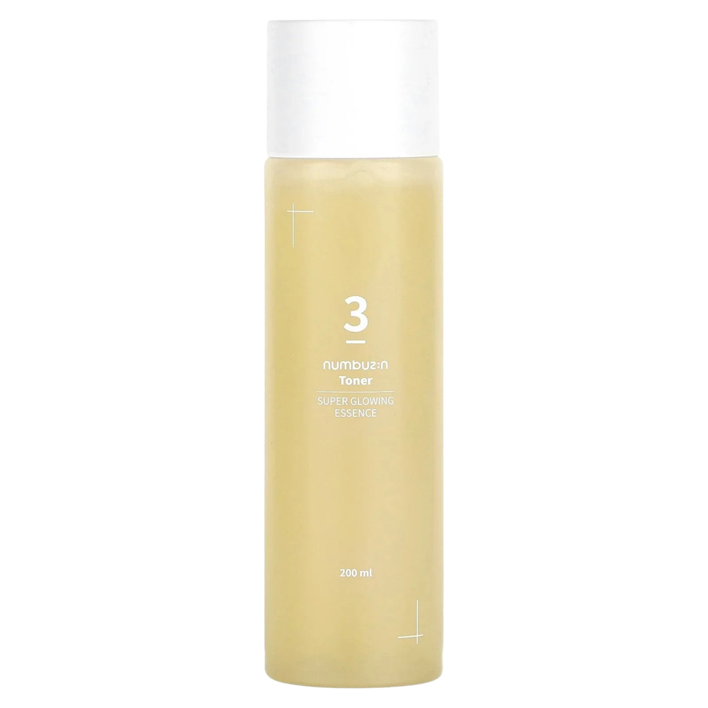 Numbuzin No.3 Super Glowing Essence Toner - skaistinantis veido tonikas