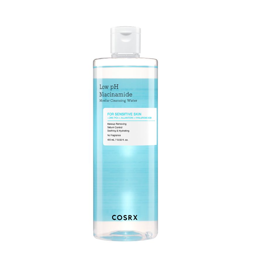 COSRX Low pH Niacinamide Cleansing Water  švelnus valomasis vanduo su niacinamidu