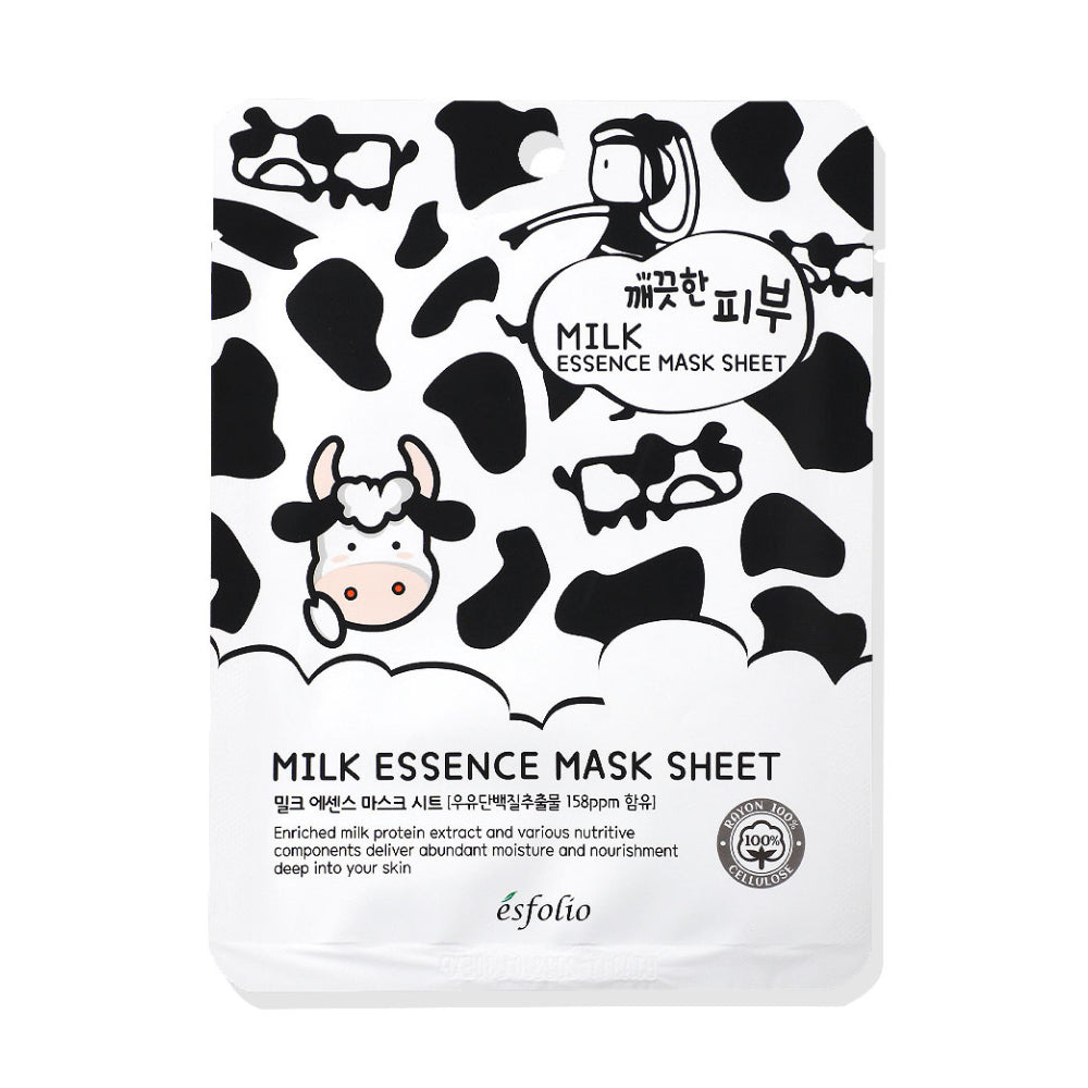 Esfolio Pure Skin Milk Essence Mask Sheet - lakštinė kaukė, 1 vnt.