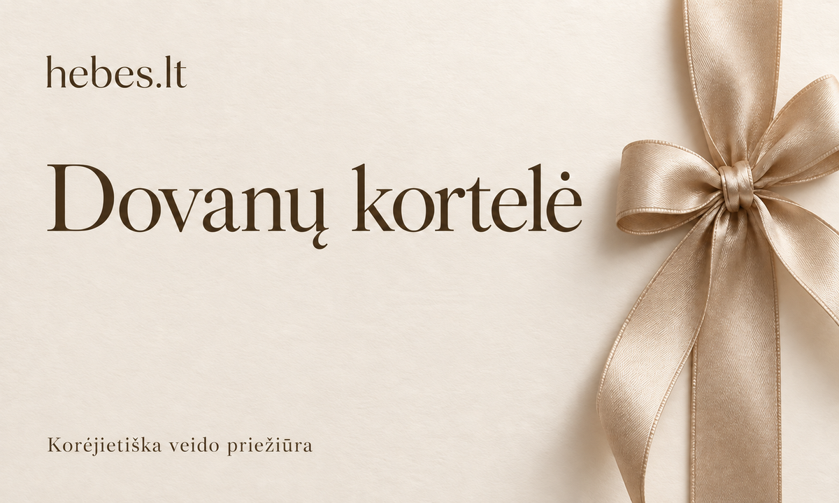 hebes.lt elektroninė dovanų kortelė