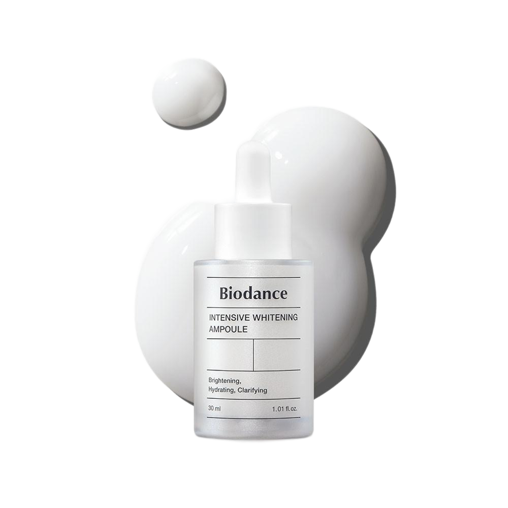 BIODANCE Intensive Whitening Ampoule - skaistinanti veido ampulė su probiotikais