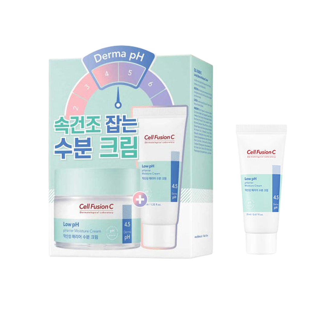 Cell Fusion C Low pH pHarrier Moisture Cream – drėkinamasis veido kremas, 80 ml + DOVANA 40 ml