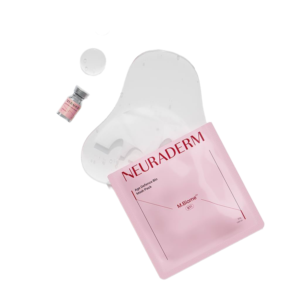 Neuraderm MEDITOX Age Defence Bio Mask – stangrinanti kaukė su peptidais ir hialuronu