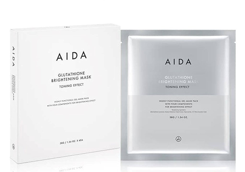 AIDA Glutathione Brightening Mask  skaistinanti veido kaukė